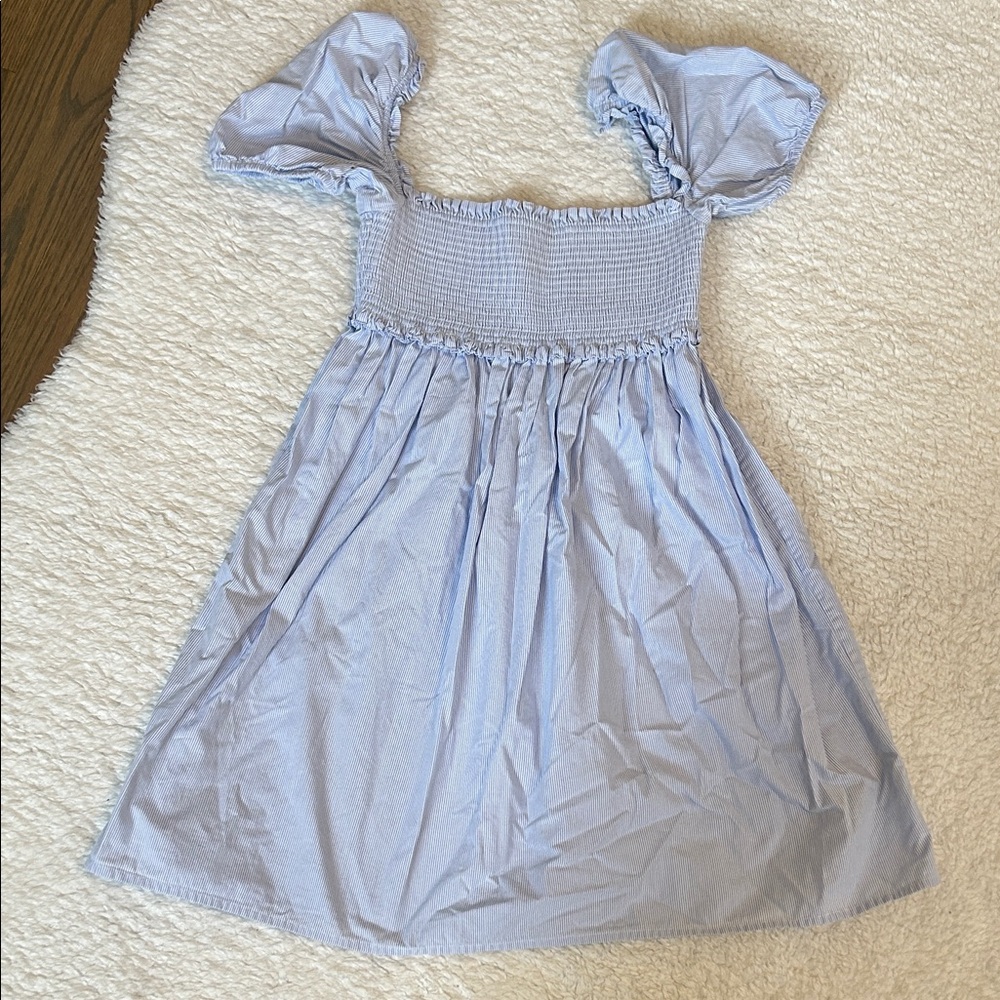 Sunday Best Light Blue Mini Dress
